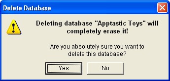 056 Delete database